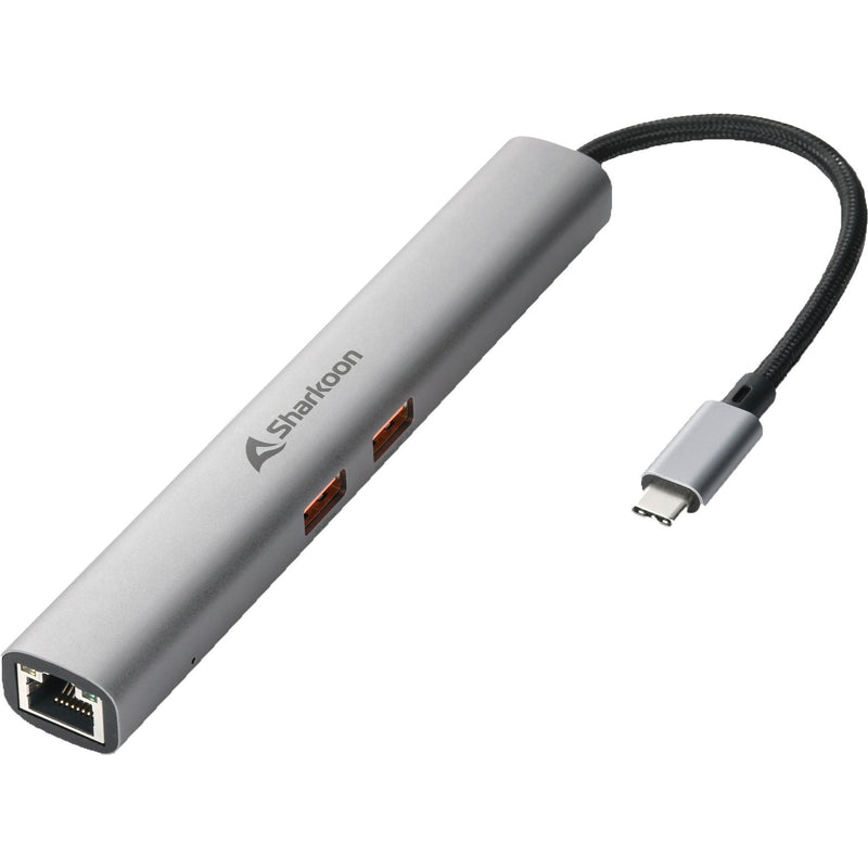 Afbeelding laden in galerijviewer, Sharkoon officepal combo adapter dockingstation (grijs)
