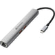 Sharkoon officepal combo adapter dockingstation (grijs)
