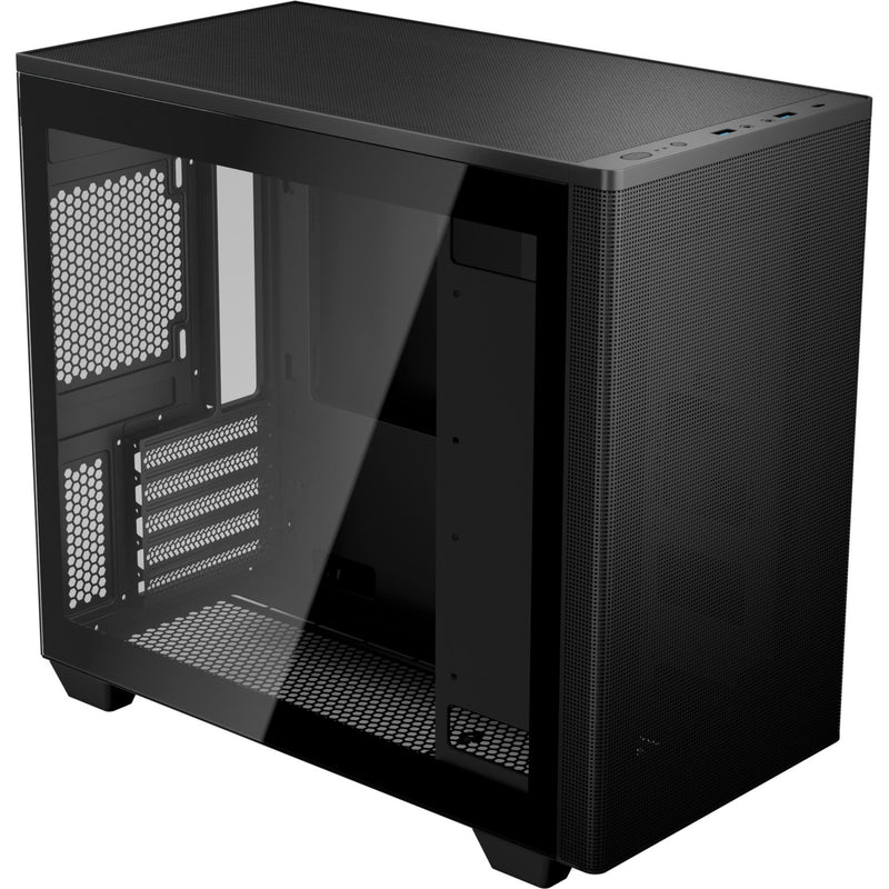 Afbeelding laden in galerijviewer, Aerocool stormfront mini mini tower behuizing (zwart | 2x usb-a | 1x usb-c | window)
