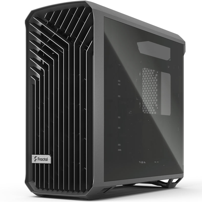 Afbeelding laden in galerijviewer, Fractal design torrent gray tg light tint midi tower behuizing (grijs | 2x usb-a | 1x usb-c | tempered glass)
