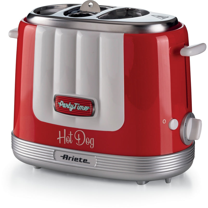 Afbeelding laden in galerijviewer, Ariete party time hotdogmaker 0206 00 hot dog maker (rood wit)
