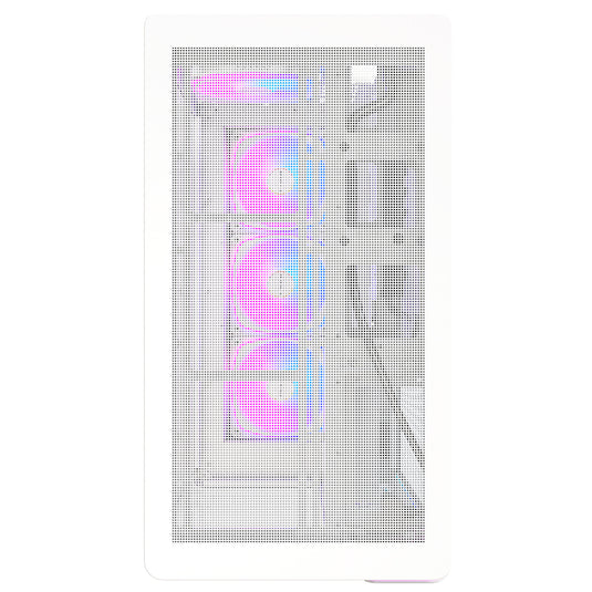 Montech king 15 pro midi tower behuizing (wit | 2x usb-a | 1x usb-c | rgb | window)