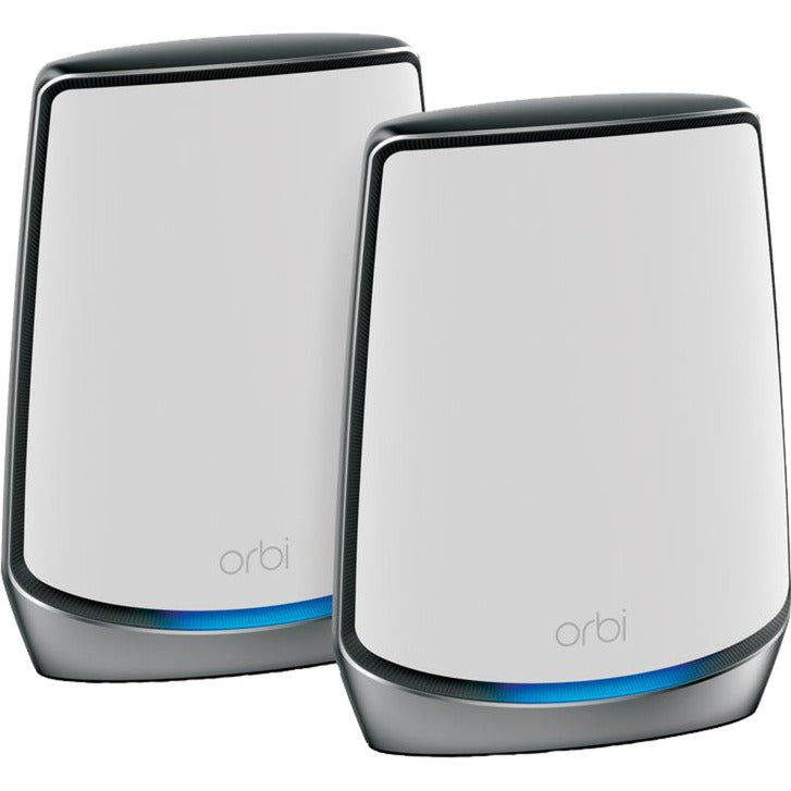 Afbeelding laden in galerijviewer, Netgear orbi wifi 6-systeem (rbk852) ax6000 mesh router (wit zilver, 1x router (rbr850), 1x satelliet (rbs850), dekking tot 350 m²)
