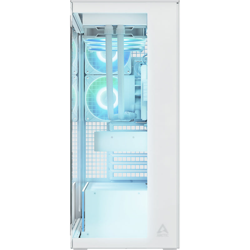 Afbeelding laden in galerijviewer, Arctic xtender midi tower behuizing (wit | 2x usb-a | 1x usb-c | rgb | tempered glass)

