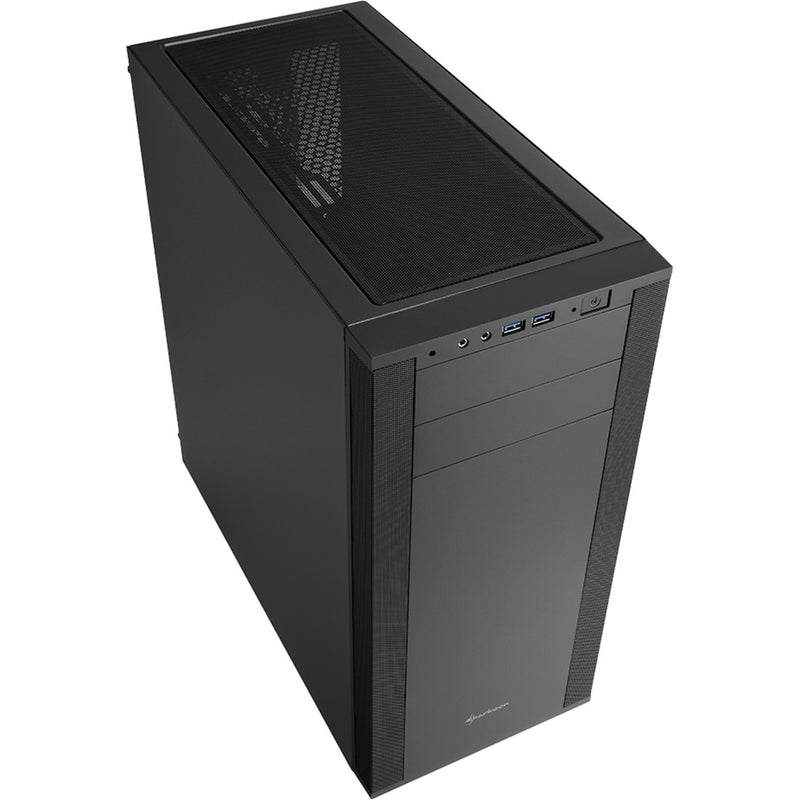 Afbeelding laden in galerijviewer, Sharkoon m25-v midi tower behuizing (zwart | 2x usb-a)

