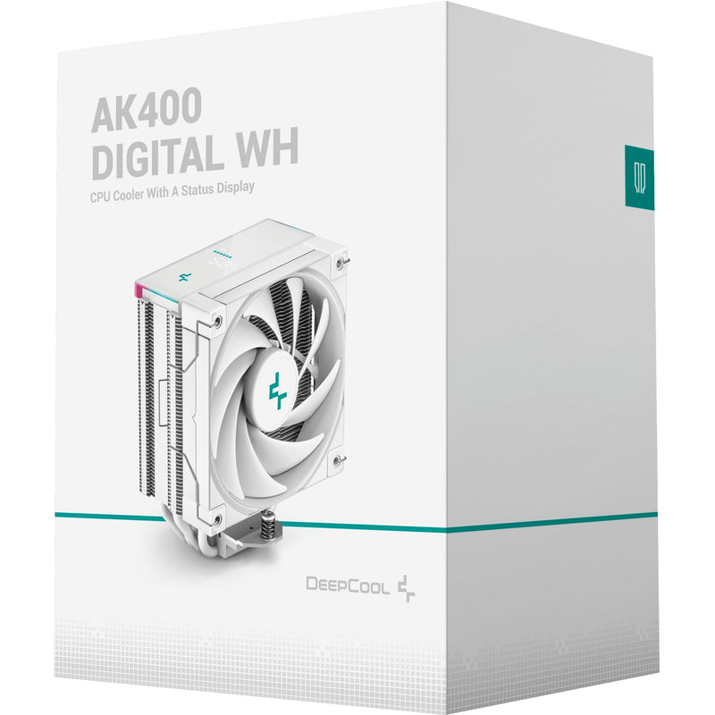 Afbeelding laden in galerijviewer, Deepcool ak400 digital rgb cpu-koeler (wit)
