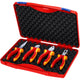 Knipex elektronica-set vde 002015 tangenset (rood geel, 4-delig)