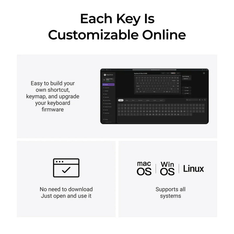 Afbeelding laden in galerijviewer, Keychron k3 max se qmk wireless custom mechanical keyboard (zwart, us lay-out (qwerty), milk pom banana, 75%, rgb, hot swap, 2.4 ghz | bluetooth 5.3 | usb-c)
