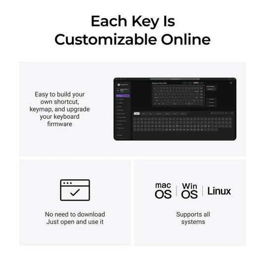 Keychron k3 max se qmk wireless custom mechanical keyboard (zwart, us lay-out (qwerty), milk pom banana, 75%, rgb, hot swap, 2.4 ghz | bluetooth 5.3 | usb-c)