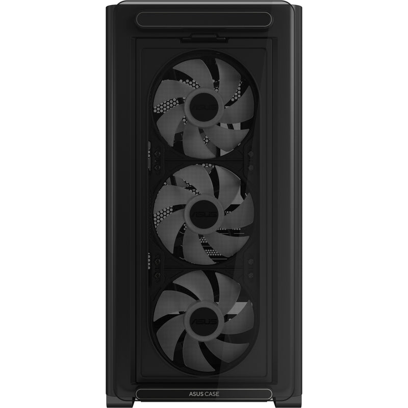 Afbeelding laden in galerijviewer, Asus a23 plus mini tower behuizing (zwart | 2x usb-a | 1x usb-c | rgb | tempered glass)
