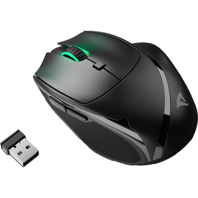 Afbeelding laden in galerijviewer, Sharkoon officepal m25w muis (zwart, 400 - 4000 dpi, rgb, 2,4 ghz usb)

