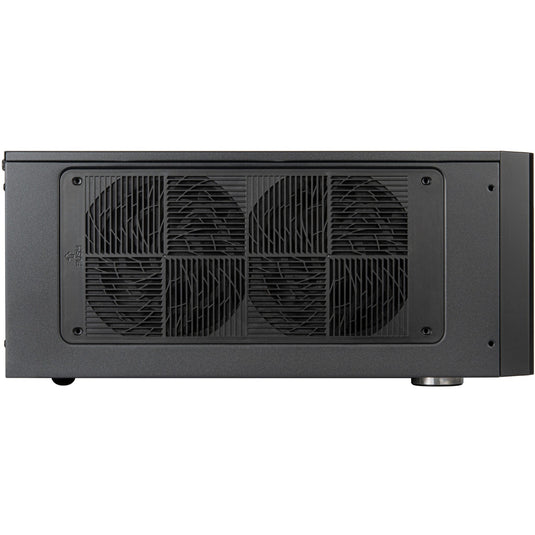 Silverstone sst-gd11b htpc behuizing (zwart | 2x usb-a | 1x usb-c)