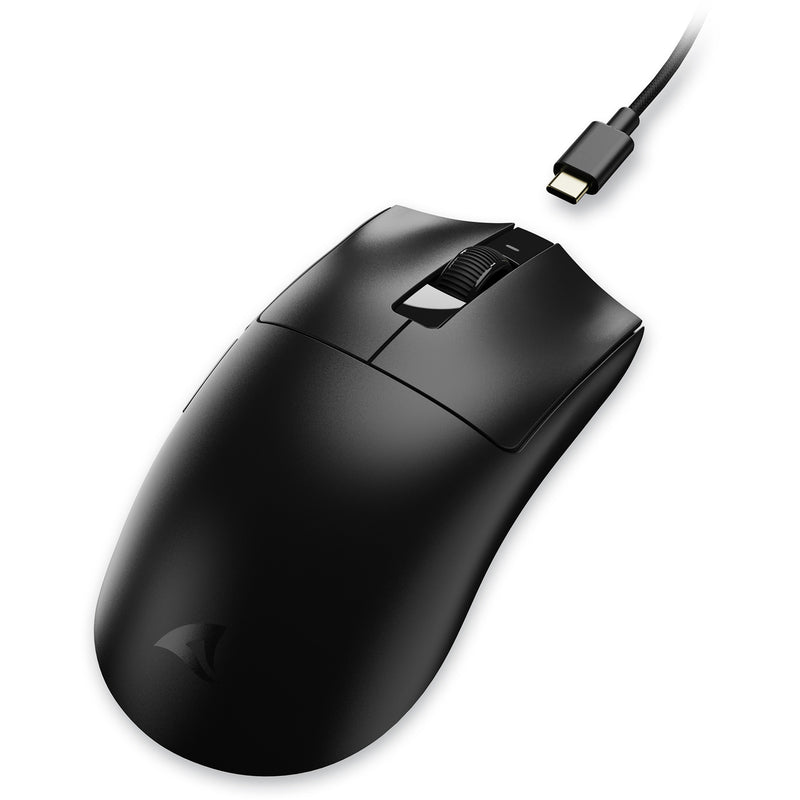 Afbeelding laden in galerijviewer, Sharkoon fireglider one gaming muis (zwart, 400 - 12.000 dpi, 2.4 ghz usb)
