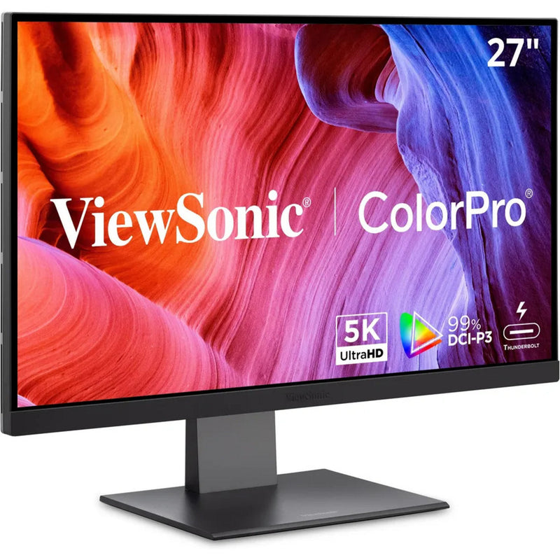 Afbeelding laden in galerijviewer, Viewsonic vp2788-5k mac-compatible 27 4k uhd monitor (zwart, 2x thunderbolt 4, 1x hdmi, 1x displayport, usb-a, usb-c)
