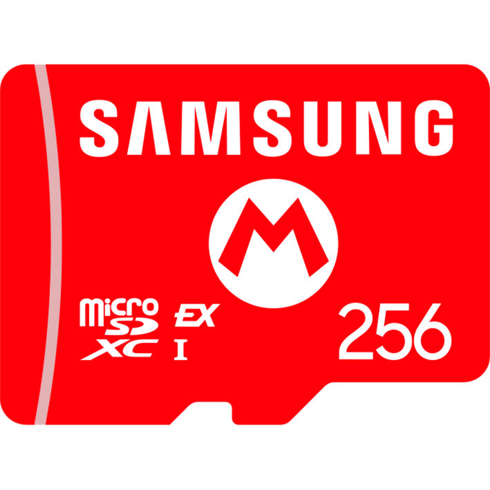 Afbeelding laden in galerijviewer, Samsung nintendo switch 2 microsd express card 256 gb geheugenkaart (in mario design)

