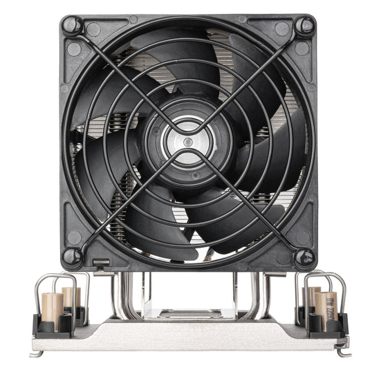 Silverstone sst-xe04-4677vb cpu-koeler (zwart, 4-pins pwm fan-connector)