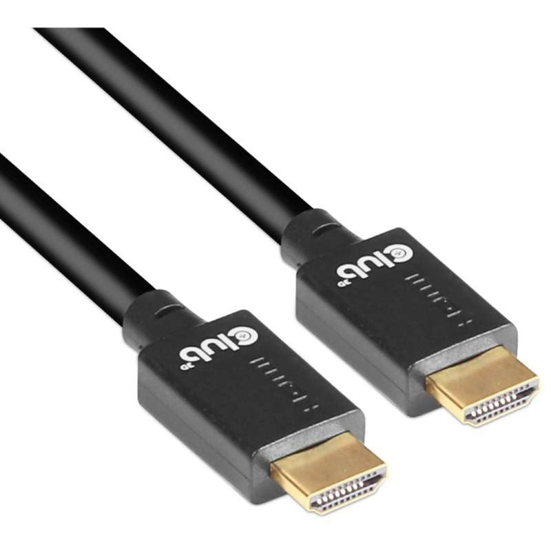 Afbeelding laden in galerijviewer, Club 3d gecertificeerde ultra high speed hdmi 2.1 kabel (zwart, 1,5 meter, 8k)
