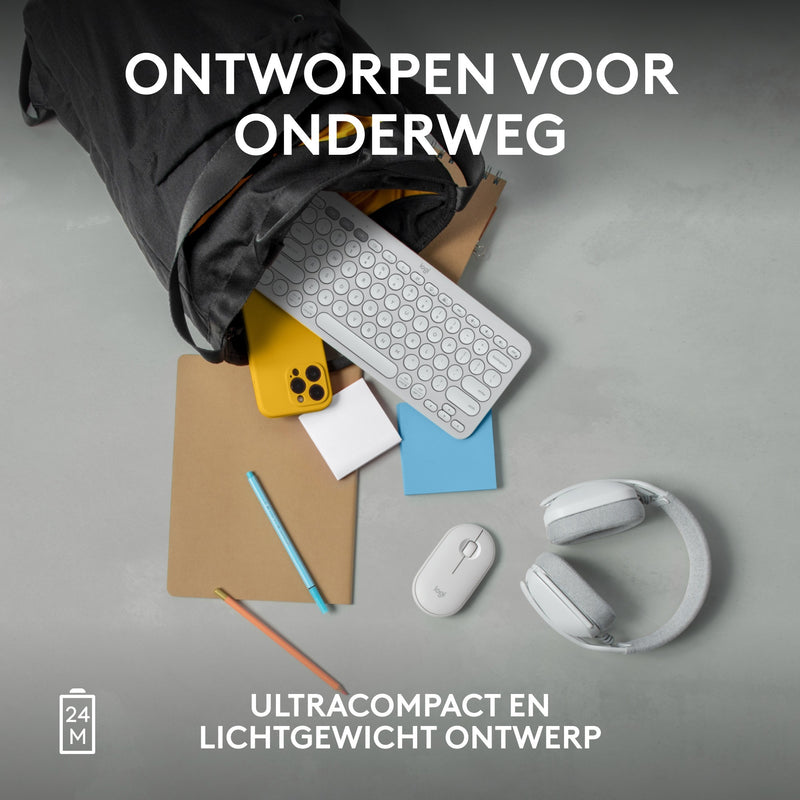 Afbeelding laden in galerijviewer, Logitech pebble mouse 2 m350s (wit)
