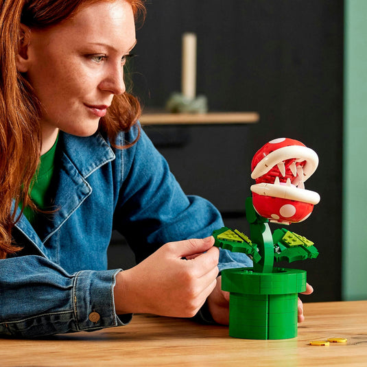 Lego super mario - piranha plant constructiespeelgoed (71426)