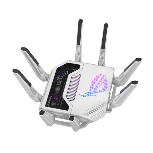 Asus rog rapture gt-be19000ai router (wit zwart)
