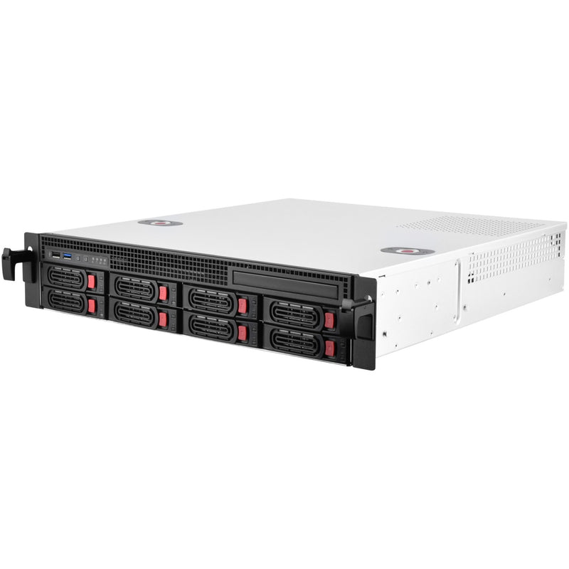 Afbeelding laden in galerijviewer, Silverstone rm21-308 rack behuizing (zwart | 1x usb-a 2.0 | 1x usb-a 3.2 (5 gbit s))
