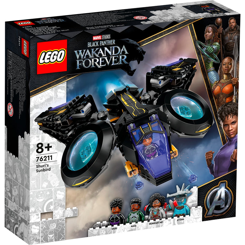 Afbeelding laden in galerijviewer, Lego marvel - shuri's sunbird constructiespeelgoed (76211)
