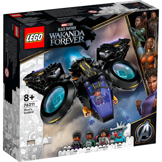 Lego marvel - shuri's sunbird constructiespeelgoed (76211)