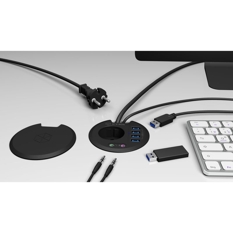Afbeelding laden in galerijviewer, Icy box usb-hub ib-hub1430
