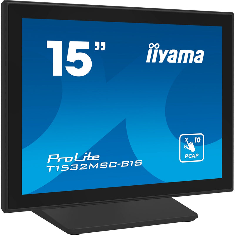 Afbeelding laden in galerijviewer, Iiyama prolite t1532msc-b1s 15 touchscreen monitor (zwart (mat), hdmi, displayport, vga)
