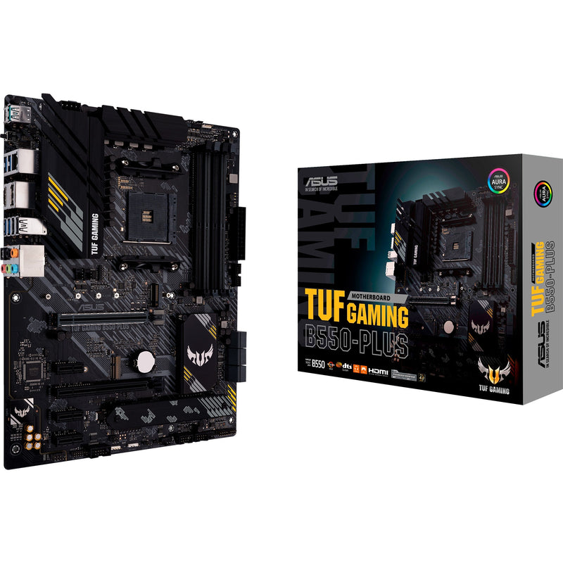 Afbeelding laden in galerijviewer, Asus tuf gaming b550-plus socket am4 moederbord (zwart, raid, 2.5gb-lan, sound, atx)

