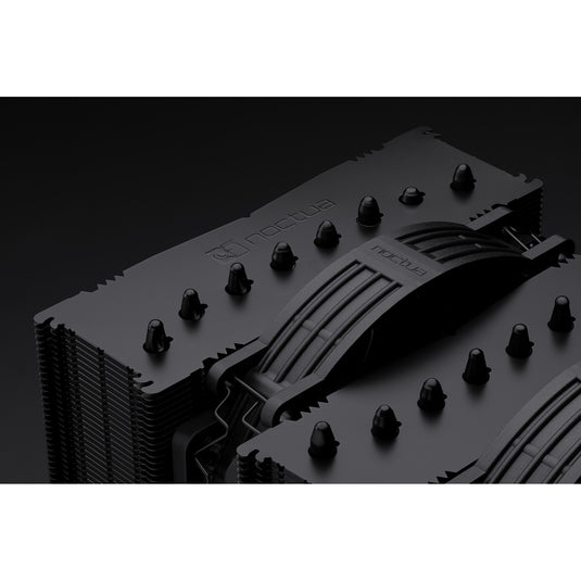 Noctua nf-a14x25r g2 pwm chromax.black case fan (zwart, 140 x 140 x 25 mm)