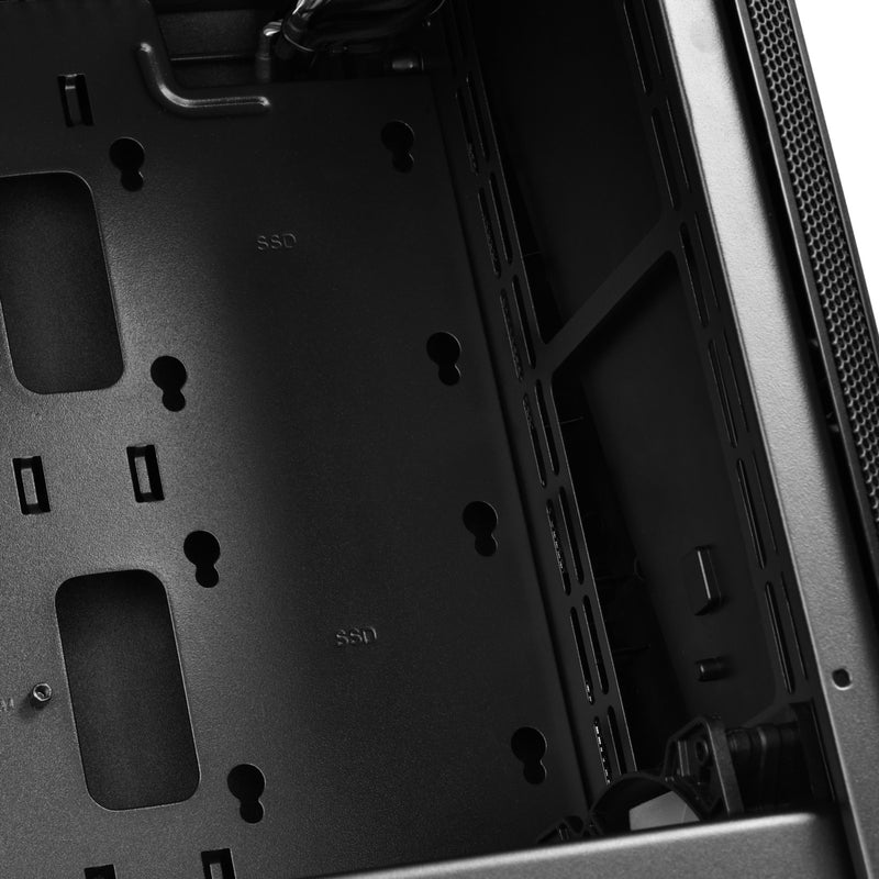 Afbeelding laden in galerijviewer, Silverstone sst-fav1mb-pro midi tower behuizing (zwart | 4x usb-a | rgb | window)
