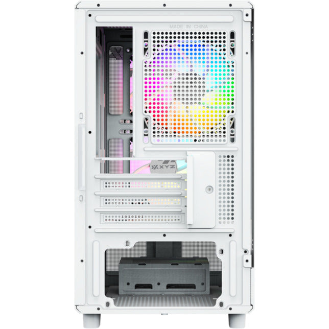 Afbeelding laden in galerijviewer, Xyz pc gear atom midi tower behuizing (wit | 2x usb-a | 1x usb-c | tempered glass)

