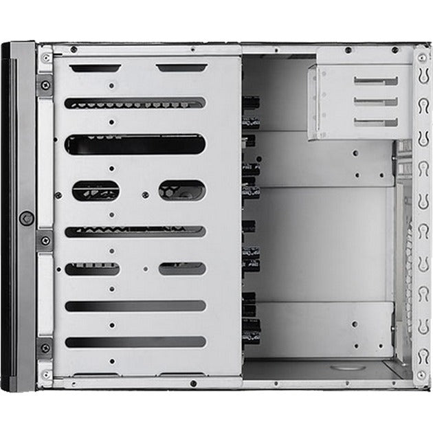 Afbeelding laden in galerijviewer, Silverstone sst-ds380b mini tower behuizing (zwart | 2x usb-a)
