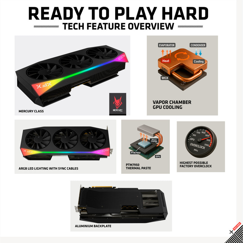 Afbeelding laden in galerijviewer, Xfx radeon rx 9070 xt quicksilver grafische kaart (zwart, rdna4, gddr6, 3x displayport, 1x hdmi 2.1)
