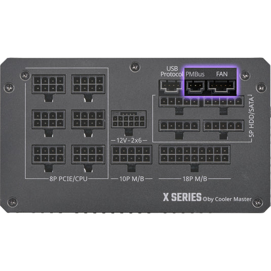 Cooler master , 1100 watt voeding (zwart)