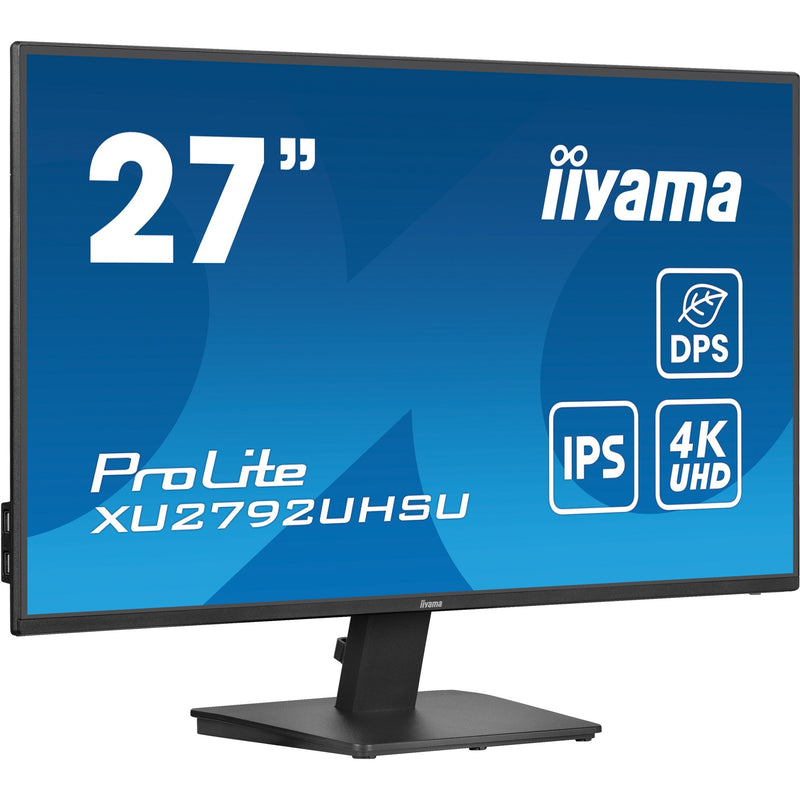 Afbeelding laden in galerijviewer, Iiyama prolite xu2792uhsu-b6 27 4k uhd monitor (zwart, hdmi, displayport, 3x usb-a, usb-b, usb-c)
