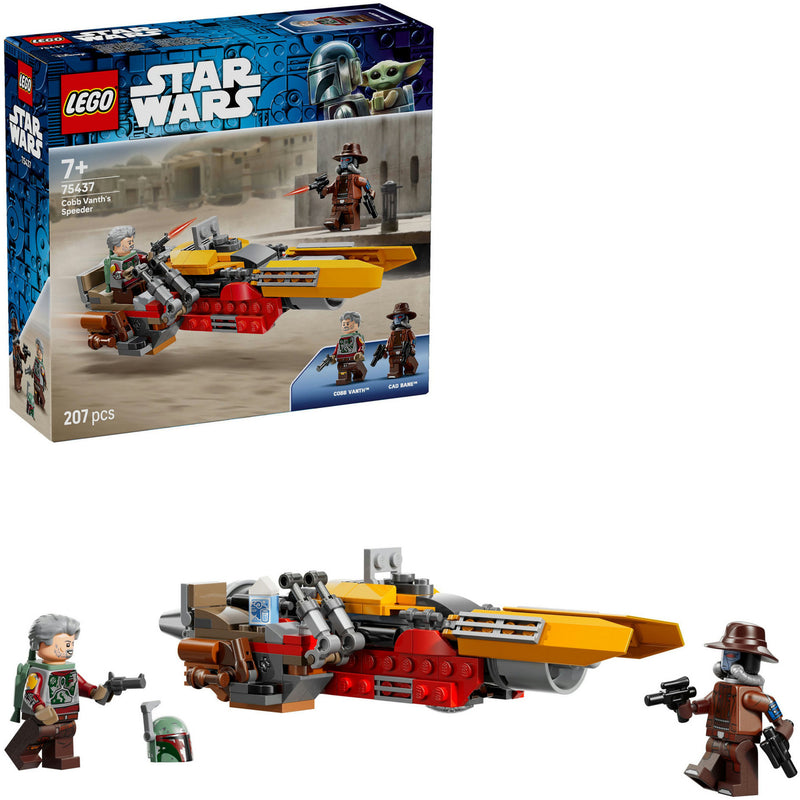 Afbeelding laden in galerijviewer, Lego star wars cobb vanths speeder voertuig - decoratie en bouwpakket voor kinderen - 75437
