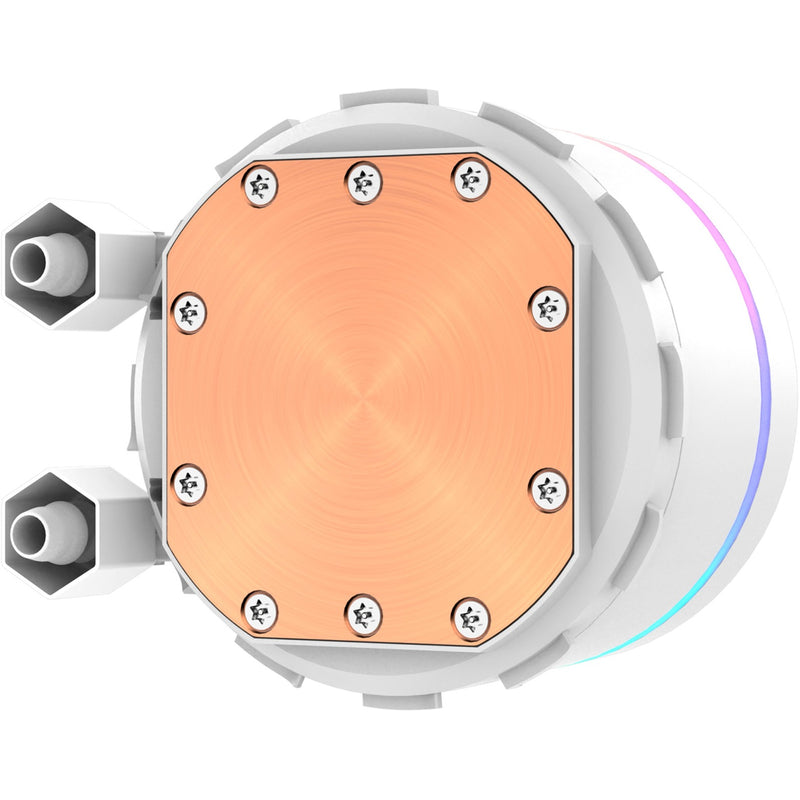 Afbeelding laden in galerijviewer, Sharkoon s80 rgb white waterkoeling (wit, 4-pins pwm fan-connector)
