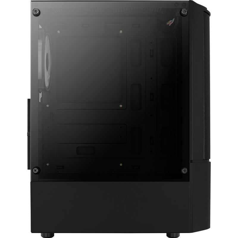 Afbeelding laden in galerijviewer, Aerocool quantum mesh v3 midi tower behuizing (zwart grijs | 3x usb-a | rgb | window)
