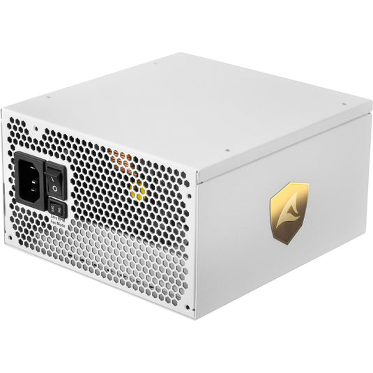 Sharkoon rebel p30 gold white modulaire 1000 watt voeding (wit, 1x 12vhpwr, 4x pcie)