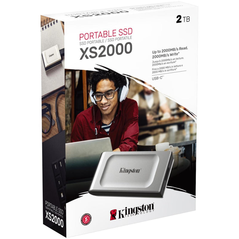Afbeelding laden in galerijviewer, Externe ssd-schijf kingston zwart 69,5 mm x 32,6 mm x 13,5 mm
