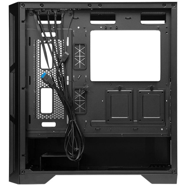 Afbeelding laden in galerijviewer, Chieftec apex q midi tower behuizing (zwart | 2x usb-a | 1x usb-c)
