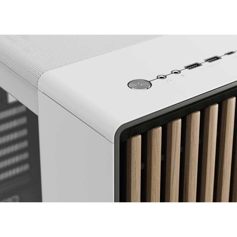 Afbeelding laden in galerijviewer, Fractal design north xl midi tower behuizing (wit houtkleur | 2x usb-a | 1x usb-c | tempered glass)
