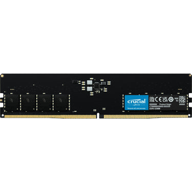 Crucial 16 gb ddr5-4800 (1x 16 gb) werkgeheugen (zwart, ct16g48c40u5)