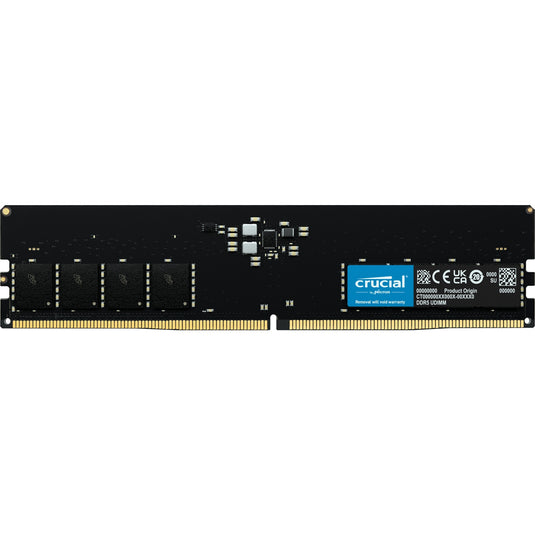 Crucial 16 gb ddr5-4800 (1x 16 gb) werkgeheugen (zwart, ct16g48c40u5)