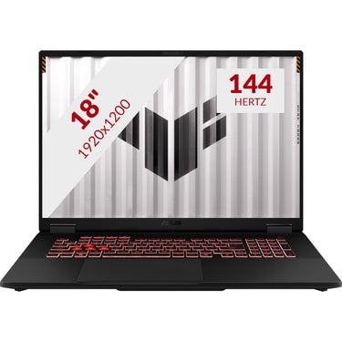 Asus tuf gaming a18 fa808um-s8132w 18 gaming laptop (zwart grijs | r7 260 | rtx 5060 | 16 gb | 512 gb ssd)