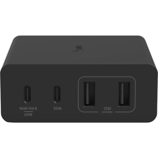 Belkin boostcharge pro 4-poorts gan wandlader (zwart, 2x usb-c, 2x usb-a, 108w)