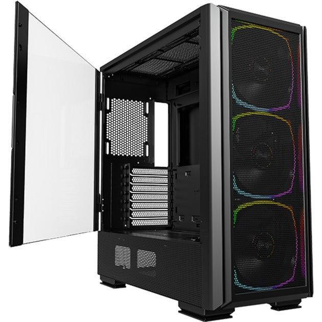 Afbeelding laden in galerijviewer, Montech sky two gx midi tower behuizing (zwart | 2x usb-a | 1x usb-c | window)
