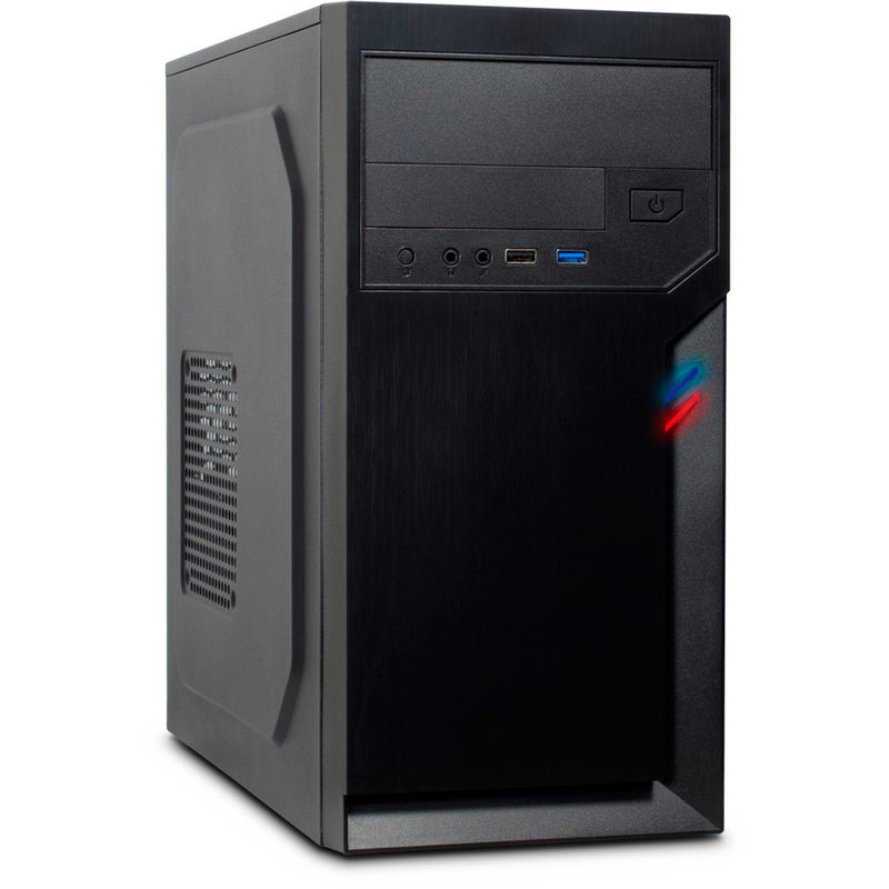 Afbeelding laden in galerijviewer, Inter-tech it-6502 romea mini tower behuizing (zwart | 2x usb-a)
